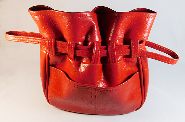 Burlington Handbag Vintage Crossbody Textured Small Faux Vegan Leather  Brown Tan